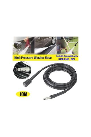 Yifomall M22 Tipi 10m Yüksek Basınçlı Yıkama Hortumu - Nilfisk C100/c110/c120/c130/c140 Uyumlu, Dayanıklı Ve Sıcak-soğuğa Dayanıklı