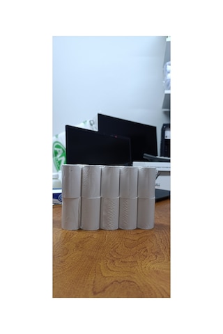 57x12 Termal Pos Rulosu. 57 Cm 12 M X 10 Adet