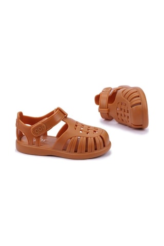 İgor S10271-215 Tobby Solıd Unisex Çocuk Sandalet Caramel 20-29 Turuncu