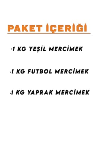 İpek Değirmen Kırmızı Mercimek Yeşil Mercimek Seti Yerli Çorbalık Bakliyat 3 x 1 KG