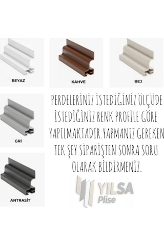 Dimout Yarı Karartma Plise Perde Katlanır Cam/ev/ofis Perdesi, İstediğin Ölçüde Gri Renkli