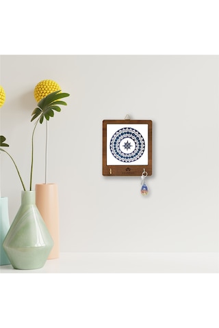 Anadoliamağazacılık Kalemişi Yuvarlak Motif Seramik Dekoratif Askılık Diğer