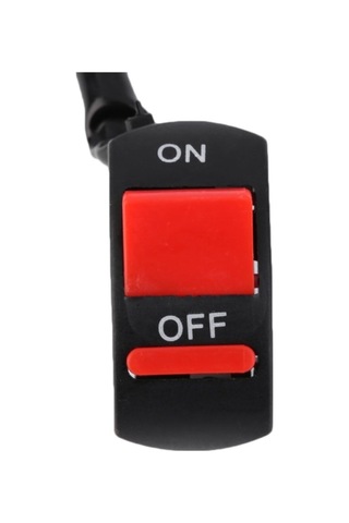 Motosiklet Açma Kapama Düğmesi 3 Kablolu On Off Switch Çok Amaçlı