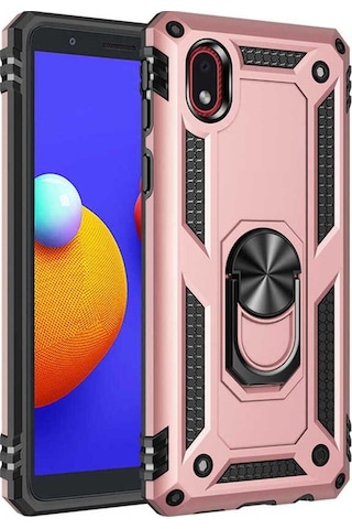 Galaxy A01 Core Kılıf Zore Vega Kapak Rose Gold
