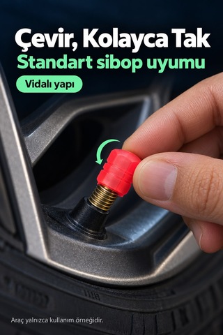 Fosforlu Sibop Kapağı 4 Adet Karanlıkta Parlayan