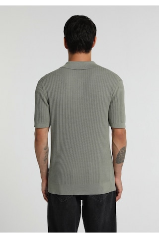 Colin's Colins Regular Fit Polo Yaka Jakarlı Erkek Yeşil Kısa Kol Kazak Cl1082368 Q1.v2 Sag Sage