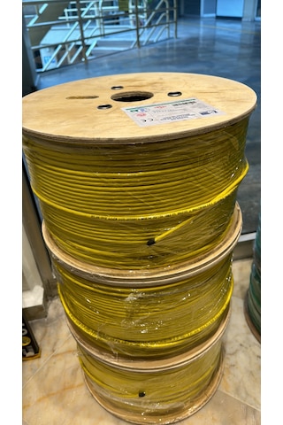 Hcs Cat 6 Halogen Free U/utp Lsoh 500m Makara 23awg Sarı