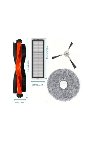 Motion003 16 Adet Xiaomi Robot Süpürge Aksesuarları S20 S10 Plus B108gl B105 B108cn B113cn U