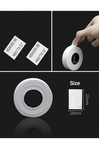 Jokey Kırtasiye Çft Satırlı MX6600 Kraft - MX6600 Hongshong - Motex MX6600 Etiketleme Makinesi 23 x 16 MM