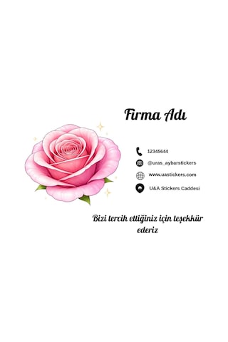 100 Adet Kişiye Özel Katvizit, Reklam Kartı, İşletme Tanıtım Kartı - Lacivert - 169