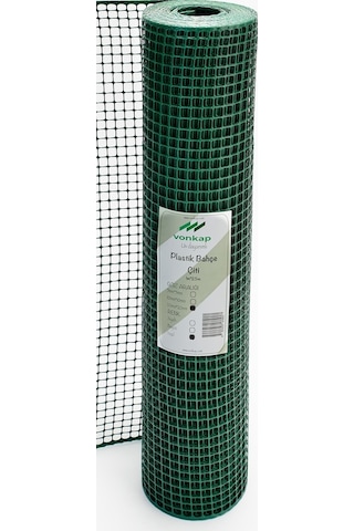 Plastik Dekoratif Bahçe Çiti (1Mtx35Mt-Yeşil)