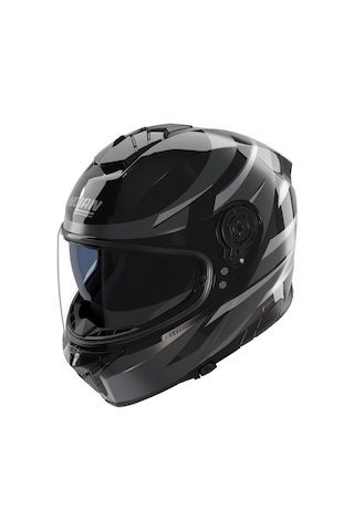 Nolan N80.8 Fervo 356 Kapalı Kask Siyah Gri