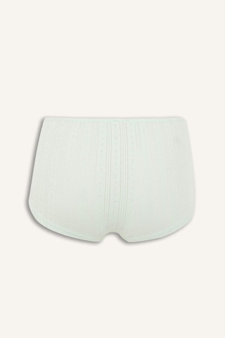 Defacto Delikli Dokuma Desenli Fiyonk Detaylı Nane Yeşili Boxer H3650ax26spgn1139 Yeşil-gn1139