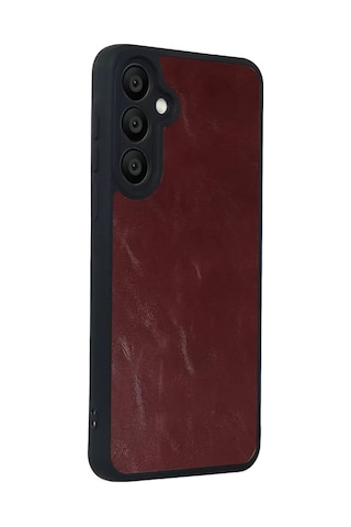 Newface Samsung Galaxy Uyumlu A57 5g Aras Deri Kapak - Bordo