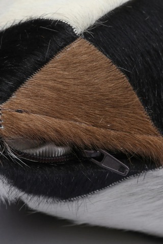 Premium Dekoratif Patchwork Deri Kırlent Kılıfı/ev Ve Ofis Için Gerçek Deri 45x45cm Kırlent Kılıfı Çok Renkli