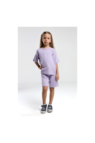 U.s. Polo Assn. Kız Çocuk Mor Bermuda Takım Us2090 Mor
