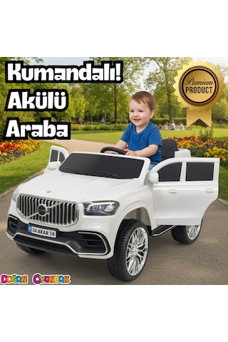Voyage Gt Beyaz Uzaktan Kumandalı 4x2 12 Volt Akülü Araba - Rc Volvo Akülü Araba Volvo Akülü Araç Çok Renkli