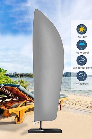 Tunica Şemsiye Kılıfı Bahçe Şemsiye Plaj Çadırı Su Geçirmez Koruma Örtüsü 220x50 Cm