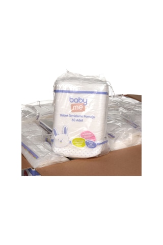 Baby Me Bebek Temizleme Pamuğu 15 x 60 Adet