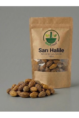 İxirciyusuf Sarı Halile Halile Yellow Myrobalan Terminalia Bellirica Doğal Tane 100 G