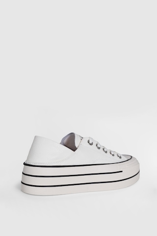 Lufian Pamela Kadın Sneaker Ayakkabı Beyaz Beyaz 121230091100500