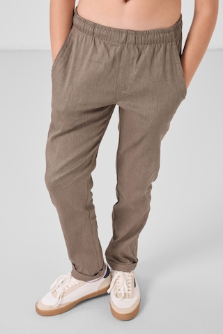 Tommy Life Camel Standart Fit Dokuma Hafif Esnek Chino Erkek Çocuk Pantolon - 11272 Camel