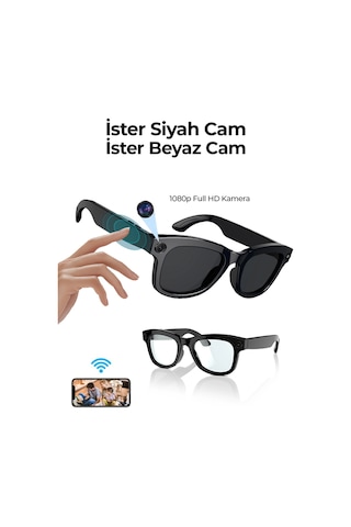 Pro Max Akıllı Gözlük Kameralı Yapay Zeka,müzik Dinleme,telefon İle Konuşma Bluetooth