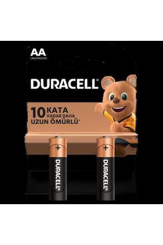 Duracell Aa Kartela Kalem Pil - 2li Paket Olarak Satılır K