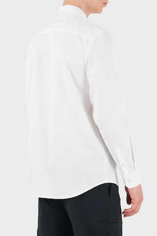Guess Ls All Over Jacquard Logolu Jakarlı Klasik Yaka Uzun Kollu Gömlek M6yh31w2892 Erkek Gömlek M6yh31 W2892 Fmk3 Beyaz