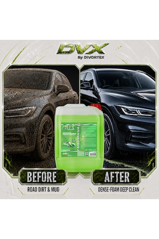 Dvx By Divortex Car Wash V4 - Fırçasız Oto Yıkama Şampuanı 5 Kg
