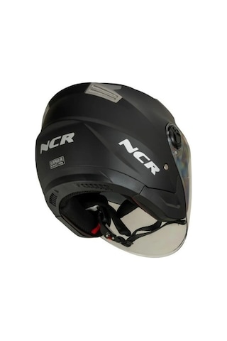 Ncr Kask Çenesiz 708 Ece 22/06 Belgeli- Siyah