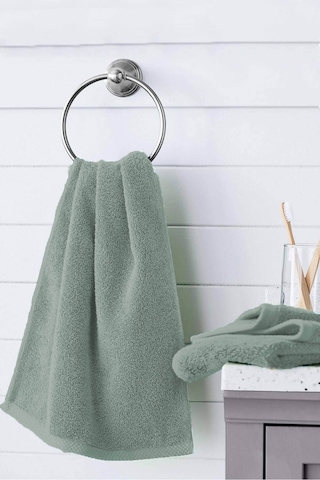 10 Lu El Yüz Otel Havlusu 50x85 Cm Renkli 16/1 Avs 200 Gr Gri