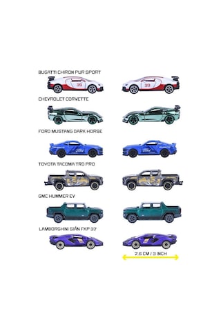 Majorette Deluxe Serisi Metal Diecast - Ford Mustang Dark Horse 2001000