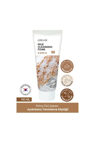 Lebelage Kore Pirinç Özü İçeren Aydınlatıcı Temizleme Köpüğü Lebelage Korean Rice Cleansing Foam