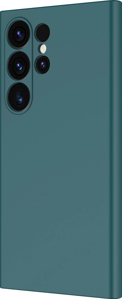 Samsung Galaxy Uyumlu S25 Ultra Kılıf Lansman İçi Kadife Kamera Korumalı Mara Silikon Kılıf-koyu Yeşil Koyu Yeşil