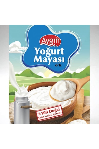 Aygın Yoğurt Mayası 6'lı 60 G