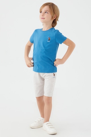 U.S. Polo Assn. Erkek Çocuk Mavi Bermuda Takım 5274-33397 Mavi