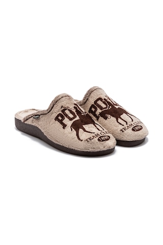 Twigy Polo Erkek Ev Terliği Kahverengi 41/46 Kahve
