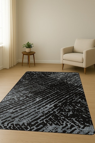 Modern Desenli Dijital Baskı Kaymaz Taban Halı H0947 Renkli