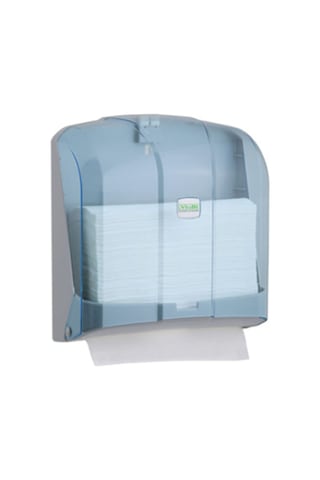 Vialli Kh 300t Z Katlı Kağıt Havlu Dispenseri - Şeffaf - Kapasite 300 Kağıt Sku: Smg8690010206954 Açık
