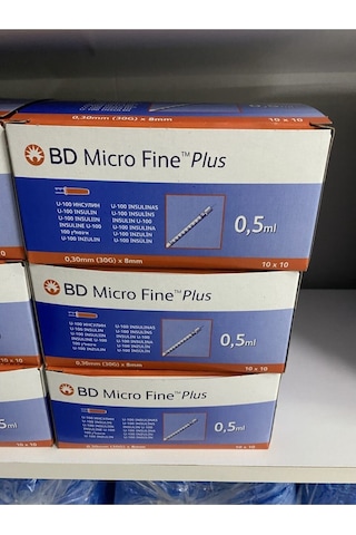 Bd Microlance Bd Micro Fine Plus 0,5 ml Insülin Enjektörü