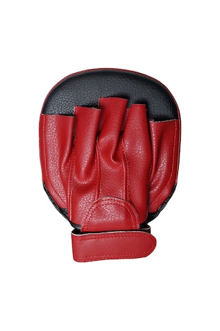 2Adımspor Leon Wall Parmaklı Ellik Lapa Taekwondo Boks Lapası Siyah Kırmızı