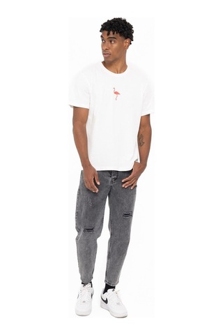 Watchofroyal Flamingo T-shirt Beyaz