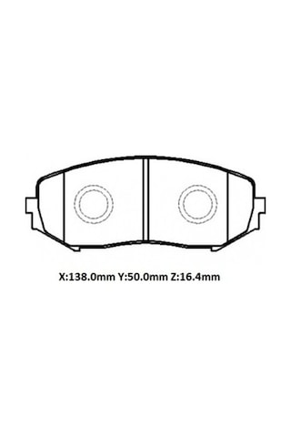 Suzukı Grand Vıtara 06/12 Ön Fren Balatası Disk 138x50x,16,4 Daıwa
