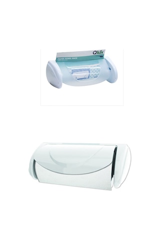 Qlux Aqua Rulo Kağıt Havlu Standı Aparatı / Havluluk Beyaz