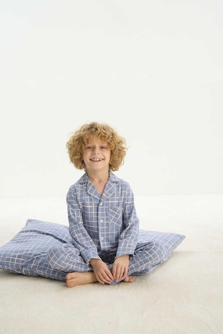 Zeyzey 8748 Erkek Çocuk Önden Düğmeli Pijama Takım 001