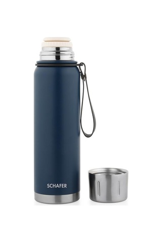 Schafer Çelik Termos 750 Ml Lacivert Renk Lacivert