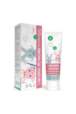 Mey İthalat %100 Doğal Diş Macunu Baby&kids 50 Ml Acı - Portakal