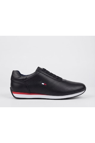 Growish Gd0138 Hakiki Deri Günlük Kullanım Darbe Emici Termoaktif Hafif Taban Spesifik Siyah Renk Casual Spor Klasik Sneaker Ayakkabı