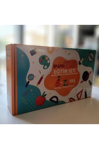 Miniyup 5 - 7 Yaş Görsel Ve Matematiksel Zeka Geliştirme Seti
